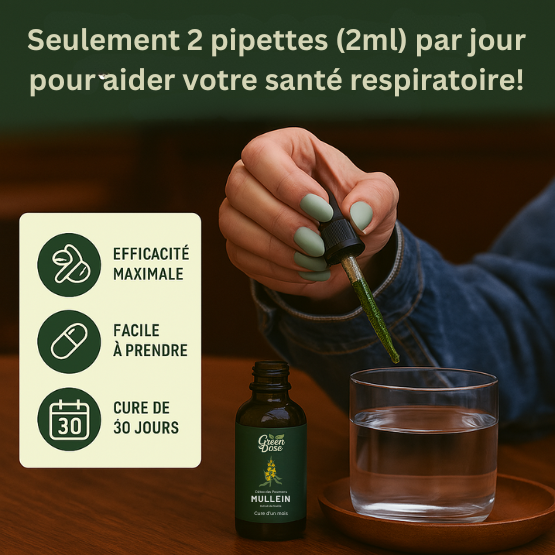Teinture de Molène pour les Poumons – GreenDose